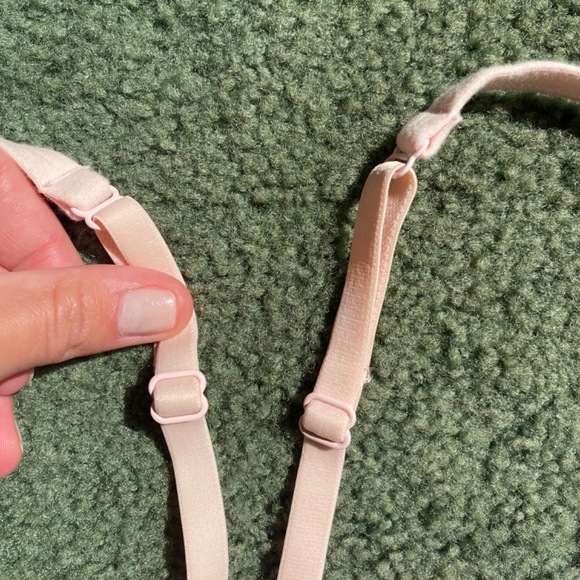 VS PINK Light Pink Strappy Back Bralette Size Large - Picture 6 of 7